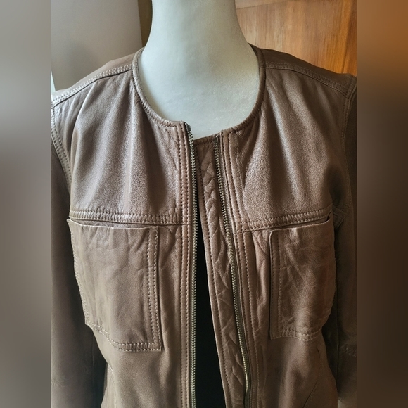 Hinge Lambskin Leather Jacket - Picture 3 of 8